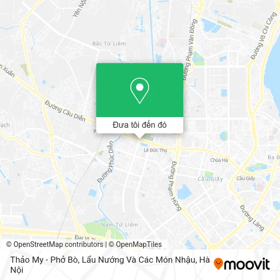 Bản đồ Thảo My - Phở Bò, Lẩu Nướng Và Các Món Nhậu