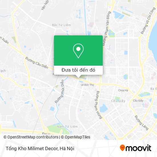 Bản đồ Tổng Kho Milimet Decor