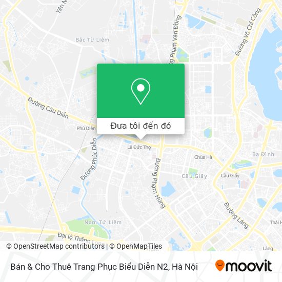 Bản đồ Bán & Cho Thuê Trang Phục Biểu Diễn N2