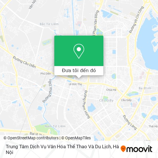 Bản đồ Trung Tâm Dịch Vụ Văn Hóa Thể Thao Và Du Lịch