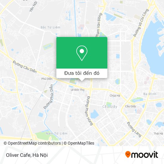 Bản đồ Oliver Cafe