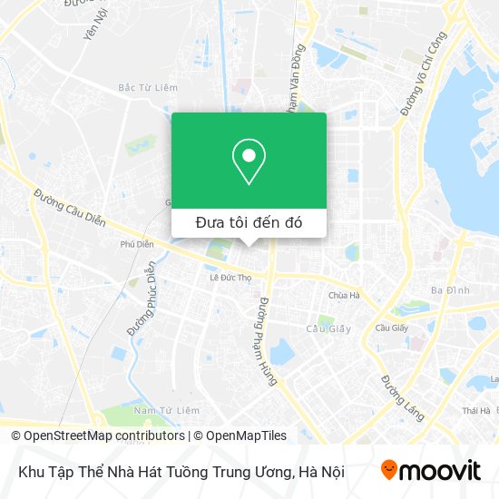 Bản đồ Khu Tập Thể Nhà Hát Tuồng Trung Ương