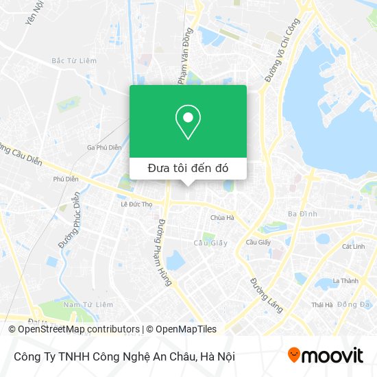 Bản đồ Công Ty TNHH Công Nghệ An Châu