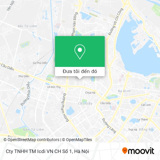 Bản đồ Cty TNHH TM Icdi VN CH Số 1