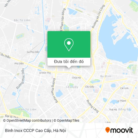 Bản đồ Bình Inox CCCP Cao Cấp