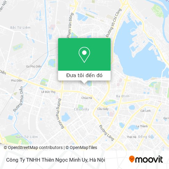 Bản đồ Công Ty TNHH Thiên Ngọc Minh Uy