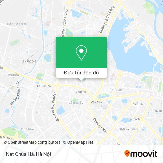 Bản đồ Net Chùa Hà