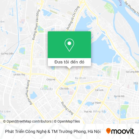 Bản đồ Phát Triển Công Nghệ & TM Trường Phong