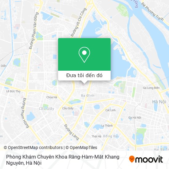 Bản đồ Phòng Khám Chuyên Khoa Răng-Hàm-Măt Khang Nguyên