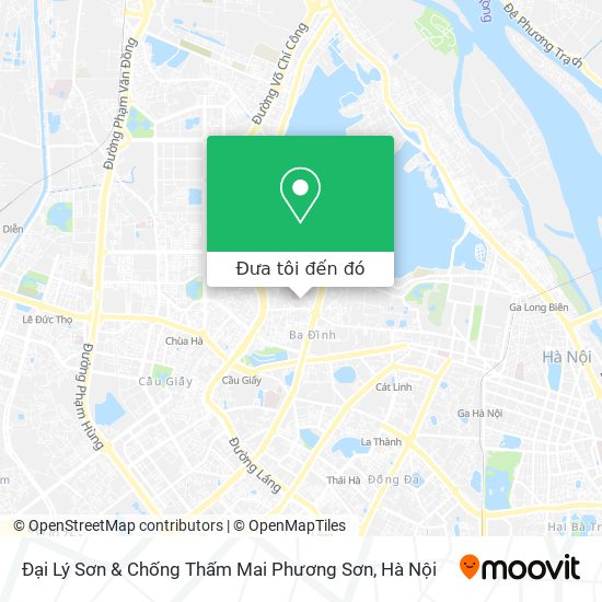 Bản đồ Đại Lý Sơn & Chống Thấm Mai Phương Sơn
