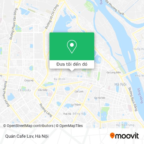 Bản đồ Quán Cafe Lsv