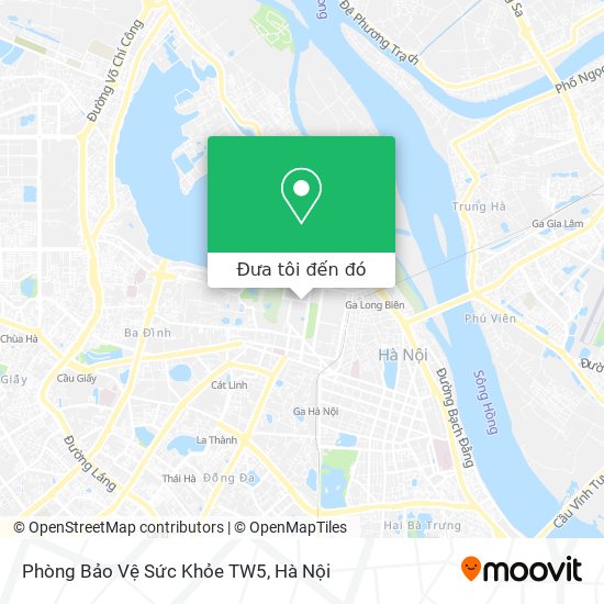 Bản đồ Phòng Bảo Vệ Sức Khỏe TW5