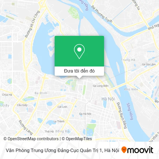 Bản đồ Văn Phòng Trung Ương Đảng-Cục Quản Trị 1