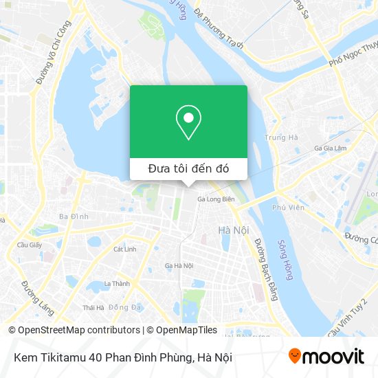 Bản đồ Kem Tikitamu 40 Phan Đình Phùng