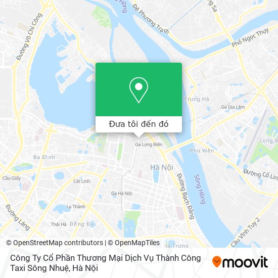 Bản đồ Công Ty Cổ Phần Thương Mại Dịch Vụ Thành Công Taxi Sông Nhuệ