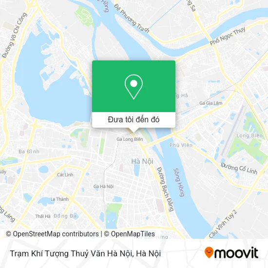 Bản đồ Trạm Khí Tượng Thuỷ Văn Hà Nội