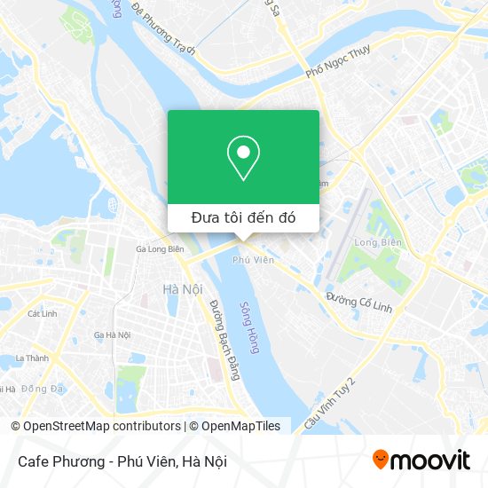 Bản đồ Cafe Phương - Phú Viên