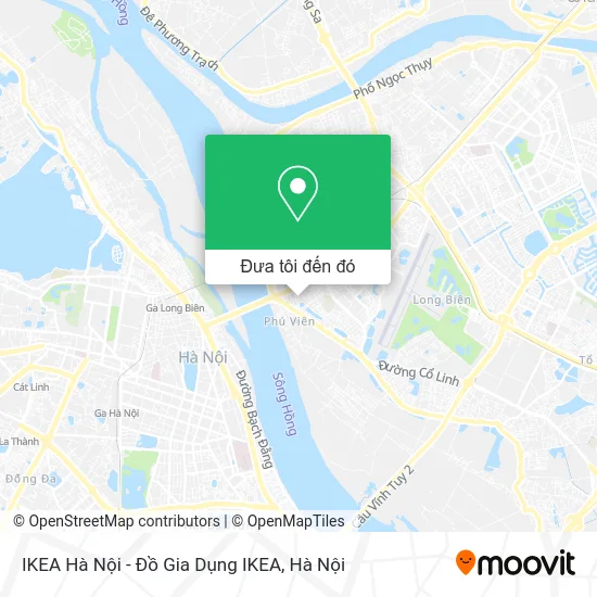 Bản đồ IKEA Hà Nội - Đồ Gia Dụng IKEA
