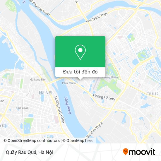 Bản đồ Quầy Rau Quả
