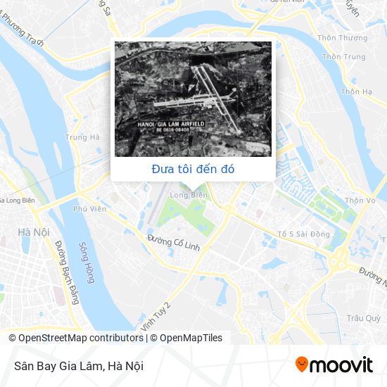 Bản đồ Sân Bay Gia Lâm