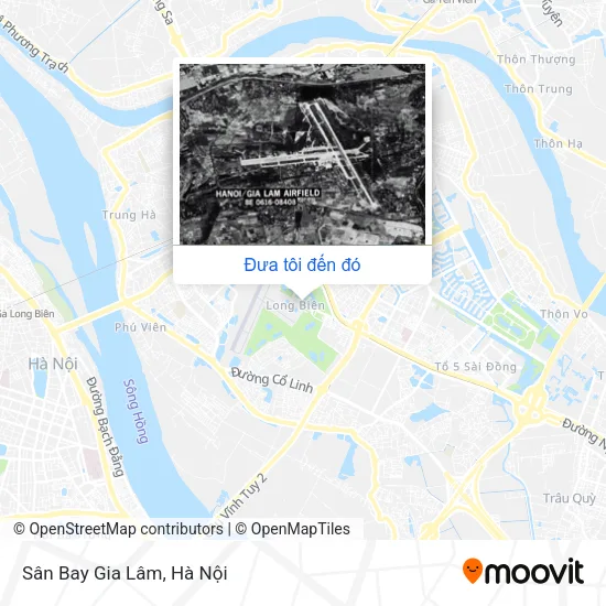Bản đồ Sân Bay Gia Lâm