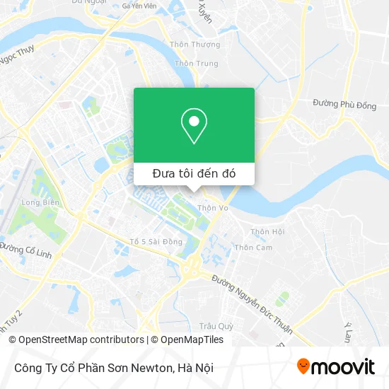 Bản đồ Công Ty Cổ Phần Sơn Newton