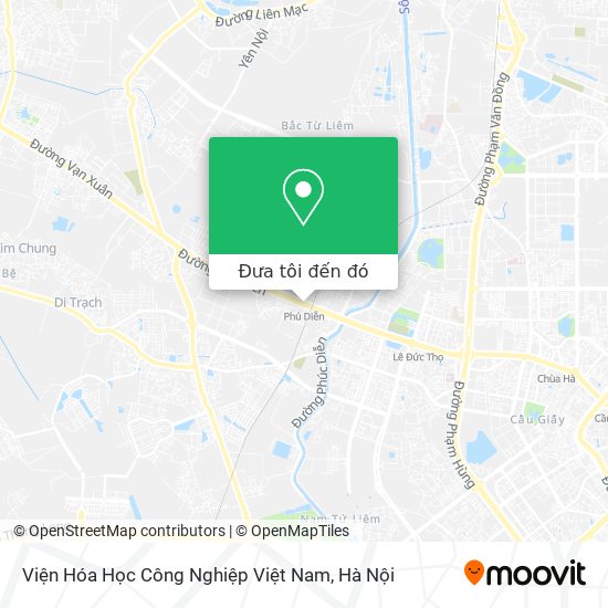 Bản đồ Viện Hóa Học Công Nghiệp Việt Nam