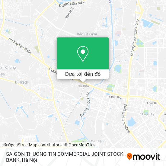 Bản đồ SAIGON THUONG TIN COMMERCIAL JOINT STOCK BANK