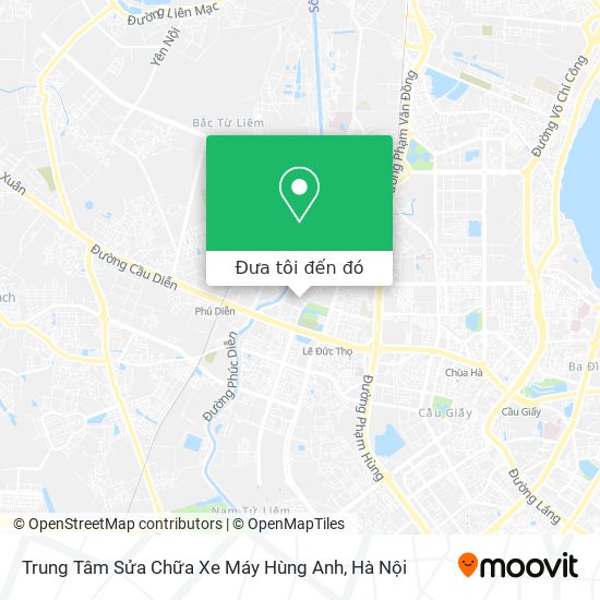 Bản đồ Trung Tâm Sửa Chữa Xe Máy Hùng Anh