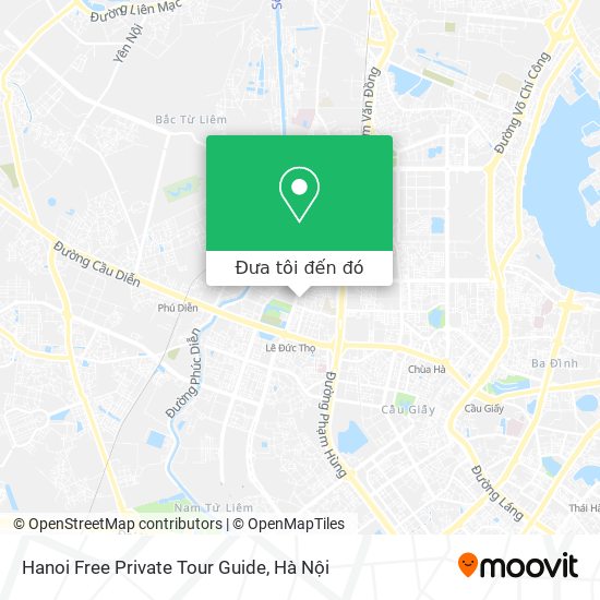 Bản đồ Hanoi Free Private Tour Guide