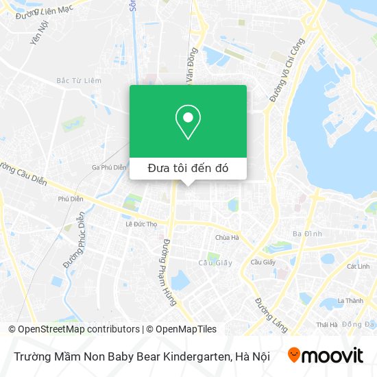 Bản đồ Trường Mầm Non Baby Bear Kindergarten