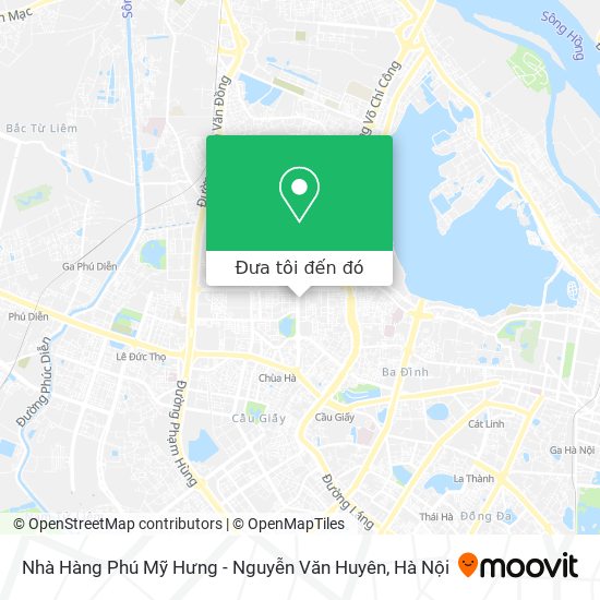 Bản đồ Nhà Hàng Phú Mỹ Hưng - Nguyễn Văn Huyên