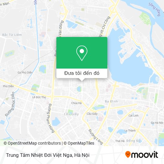 Bản đồ Trung Tâm Nhiệt Đới Việt Nga