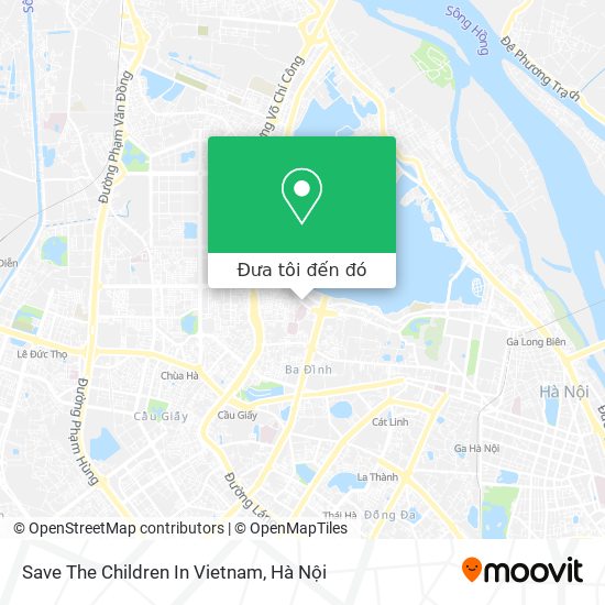 Bản đồ Save The Children In Vietnam