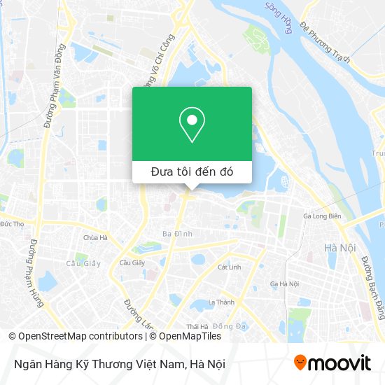 Bản đồ Ngân Hàng Kỹ Thương Việt Nam