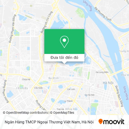 Bản đồ Ngân Hàng TMCP Ngoại Thương Việt Nam