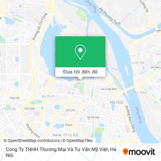 Bản đồ Công Ty TNHH Thương Mại Và Tư Vấn Mỹ Việt