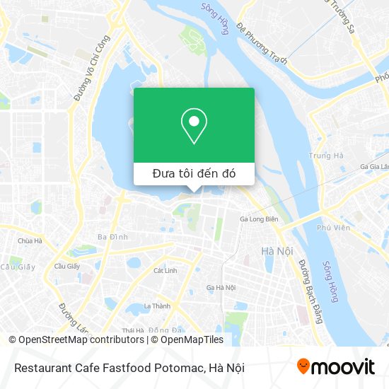 Bản đồ Restaurant Cafe Fastfood Potomac