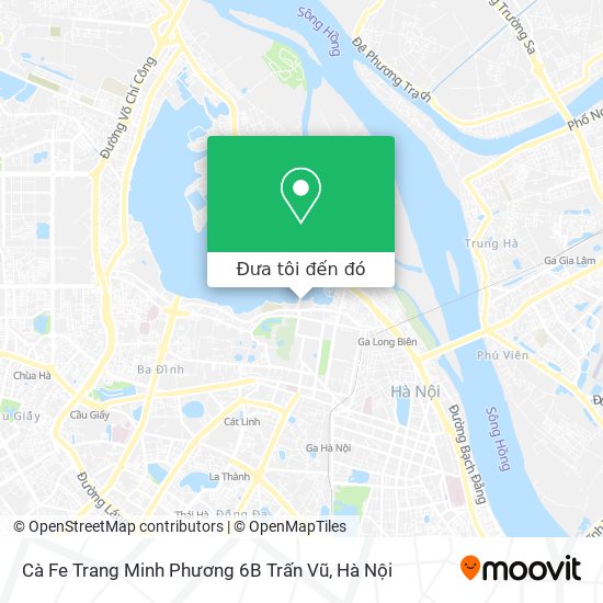 Bản đồ Cà Fe Trang Minh Phương 6B Trấn Vũ