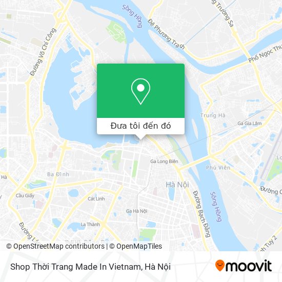 Bản đồ Shop Thời Trang Made In Vietnam