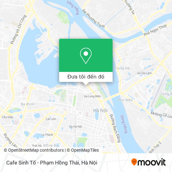 Bản đồ Cafe Sinh Tố - Phạm Hồng Thái