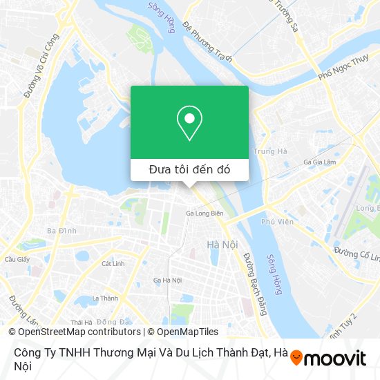 Bản đồ Công Ty TNHH Thương Mại Và Du Lịch Thành Đạt