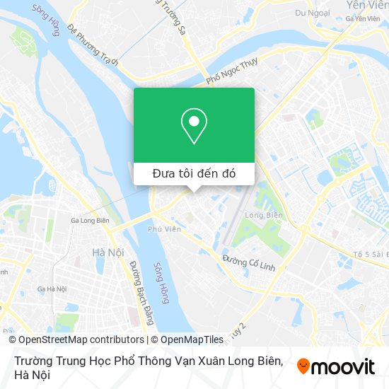 Bản đồ Trường Trung Học Phổ Thông Vạn Xuân Long Biên