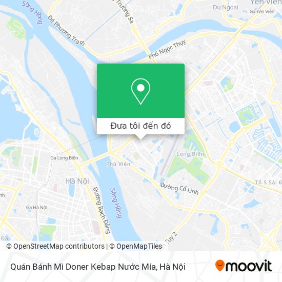Bản đồ Quán Bánh Mì Doner Kebap Nước Mía