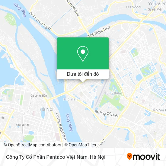 Bản đồ Công Ty Cổ Phần Pentaco Việt Nam
