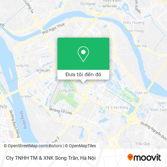 Bản đồ Cty TNHH TM & XNK Song Trần
