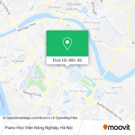 Bản đồ Piano Học Viện Nông Nghiệp