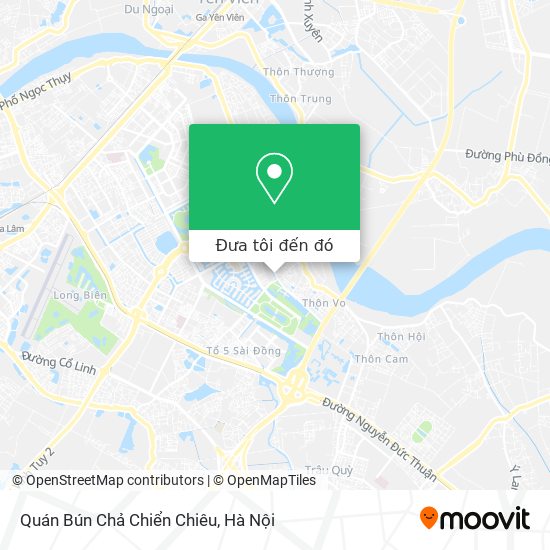 Bản đồ Quán Bún Chả Chiển Chiêu