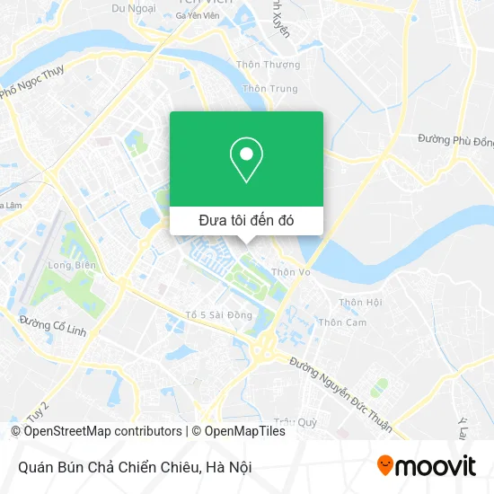 Bản đồ Quán Bún Chả Chiển Chiêu