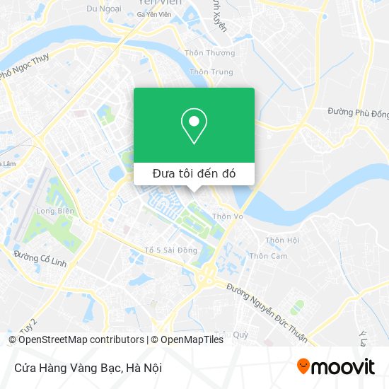 Bản đồ Cửa Hàng Vàng Bạc